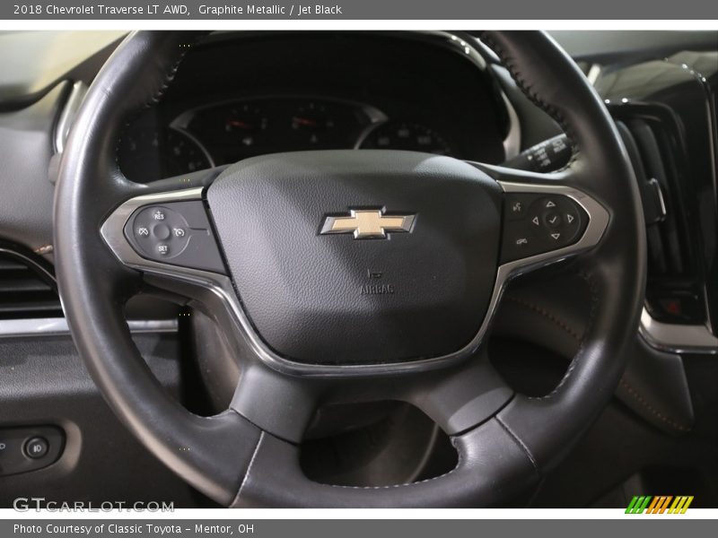 Graphite Metallic / Jet Black 2018 Chevrolet Traverse LT AWD