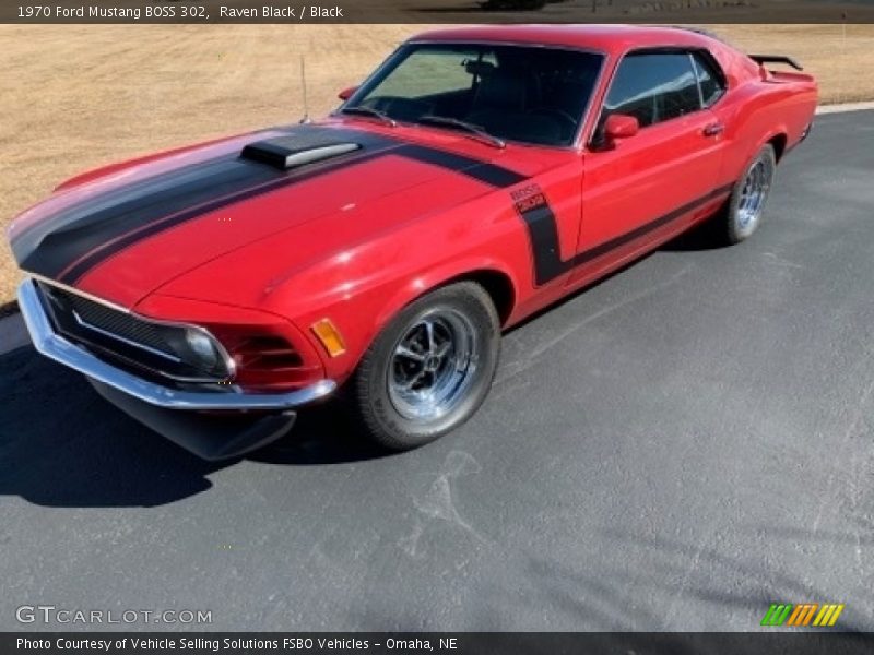Raven Black / Black 1970 Ford Mustang BOSS 302