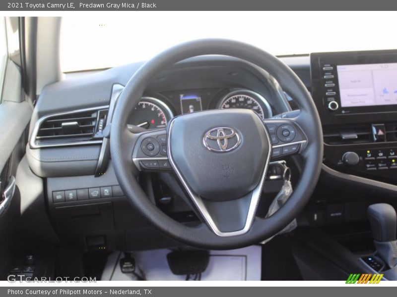 Predawn Gray Mica / Black 2021 Toyota Camry LE