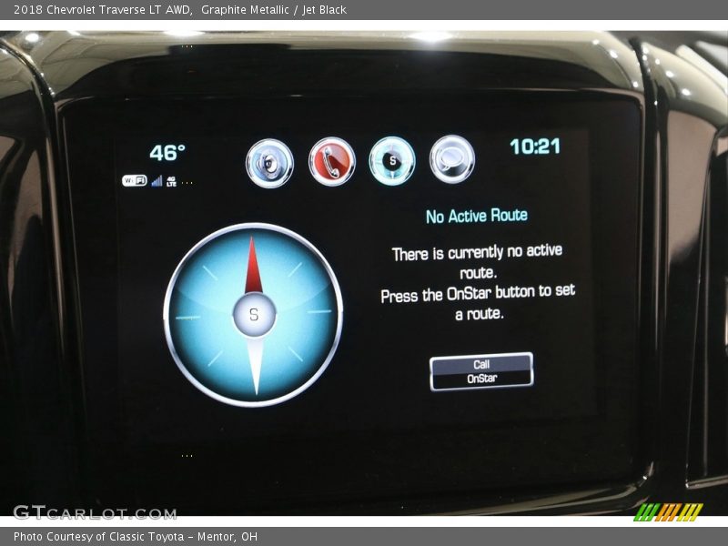 Graphite Metallic / Jet Black 2018 Chevrolet Traverse LT AWD