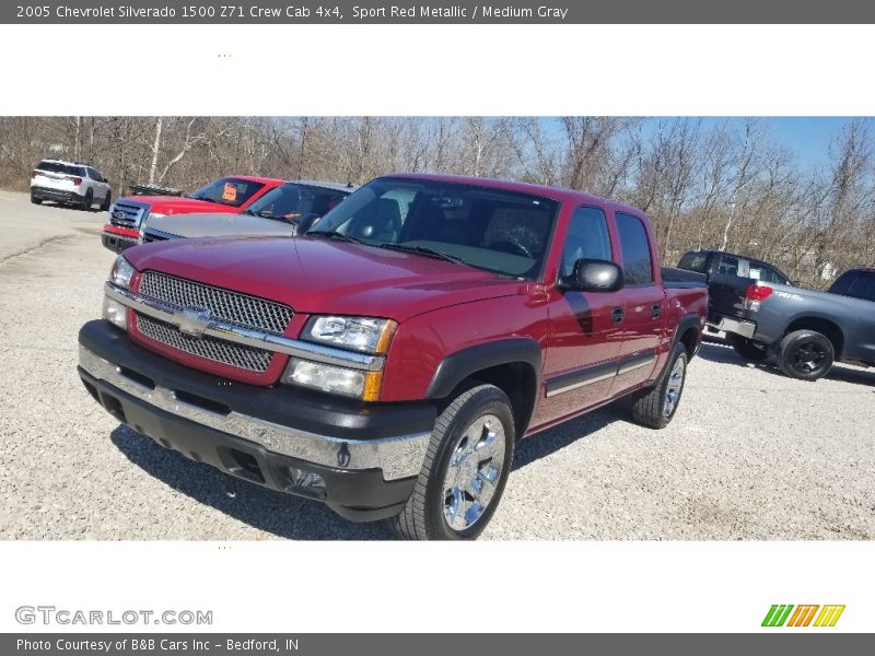 Sport Red Metallic / Medium Gray 2005 Chevrolet Silverado 1500 Z71 Crew Cab 4x4