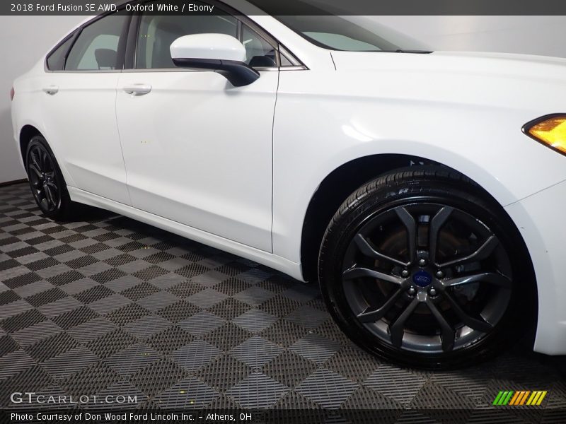 Oxford White / Ebony 2018 Ford Fusion SE AWD