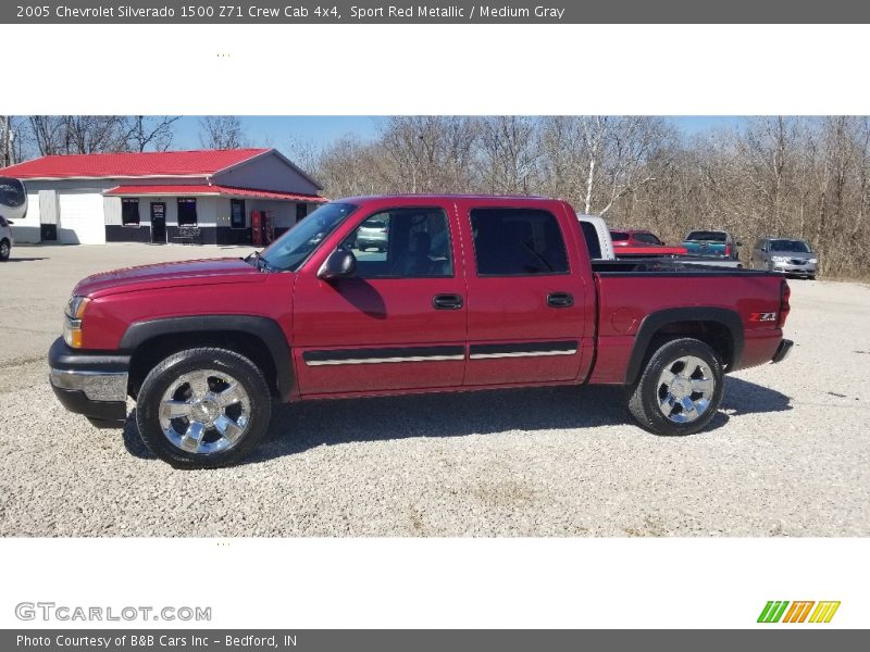 Sport Red Metallic / Medium Gray 2005 Chevrolet Silverado 1500 Z71 Crew Cab 4x4