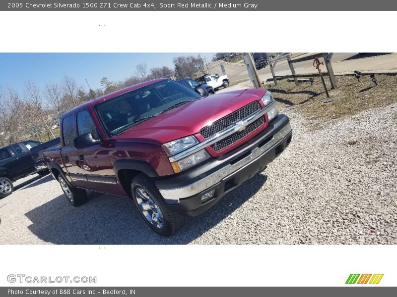 Sport Red Metallic / Medium Gray 2005 Chevrolet Silverado 1500 Z71 Crew Cab 4x4