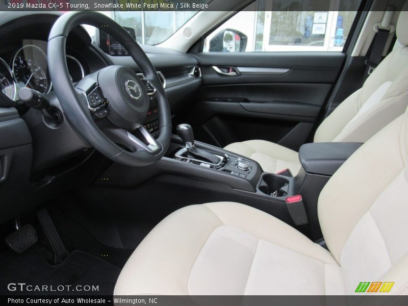 Snowflake White Pearl Mica / Silk Beige 2019 Mazda CX-5 Touring