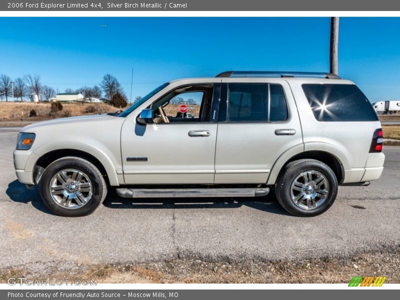 Silver Birch Metallic / Camel 2006 Ford Explorer Limited 4x4