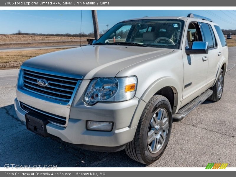 Silver Birch Metallic / Camel 2006 Ford Explorer Limited 4x4