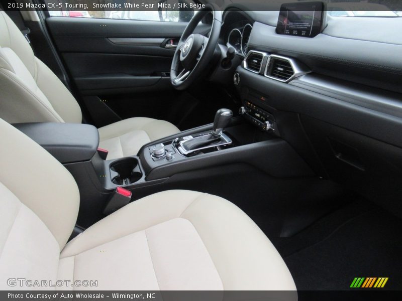 Snowflake White Pearl Mica / Silk Beige 2019 Mazda CX-5 Touring