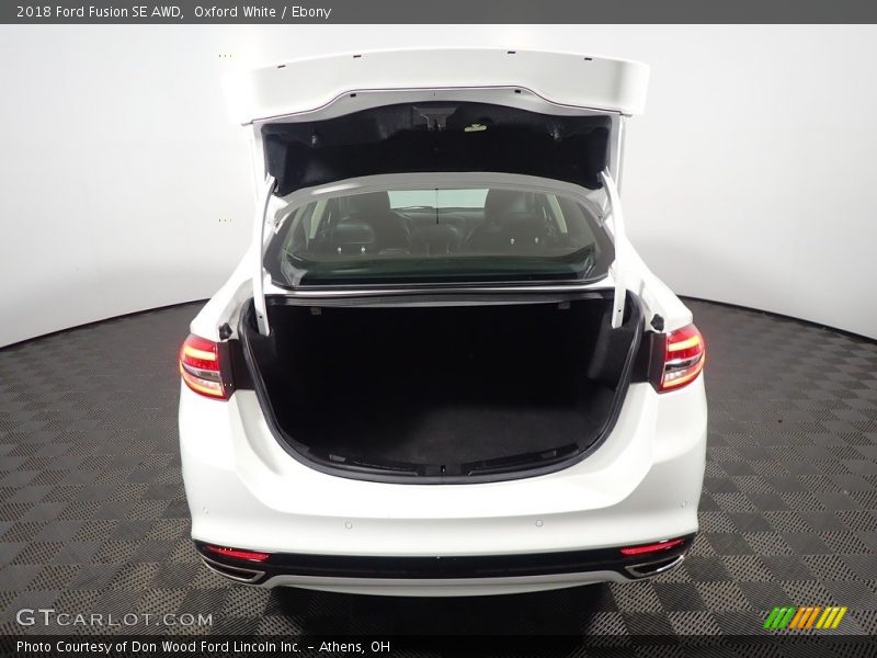 Oxford White / Ebony 2018 Ford Fusion SE AWD