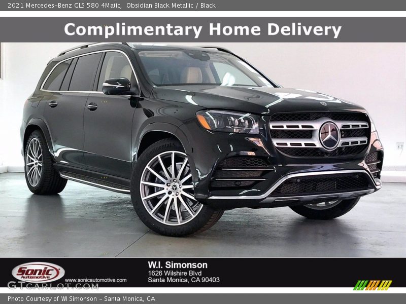 Obsidian Black Metallic / Black 2021 Mercedes-Benz GLS 580 4Matic