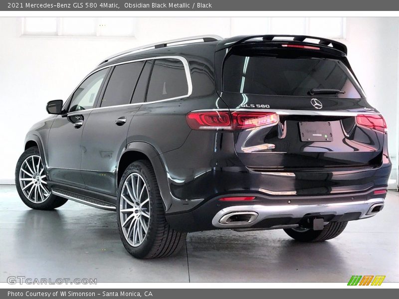 Obsidian Black Metallic / Black 2021 Mercedes-Benz GLS 580 4Matic