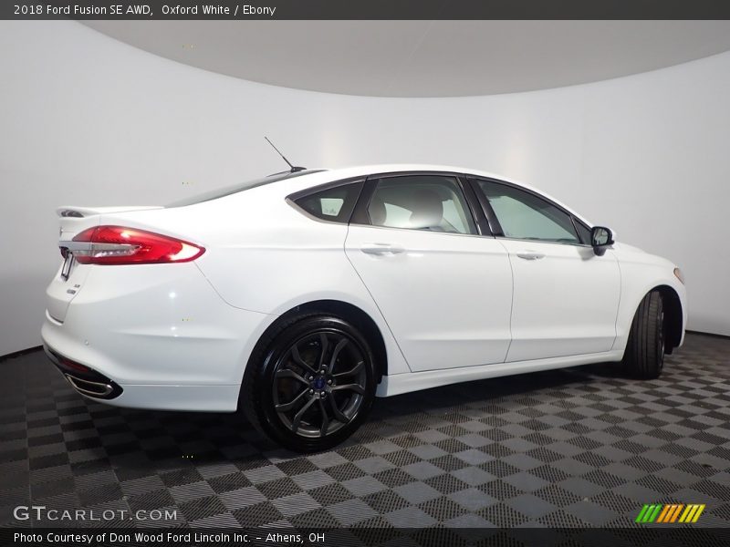 Oxford White / Ebony 2018 Ford Fusion SE AWD