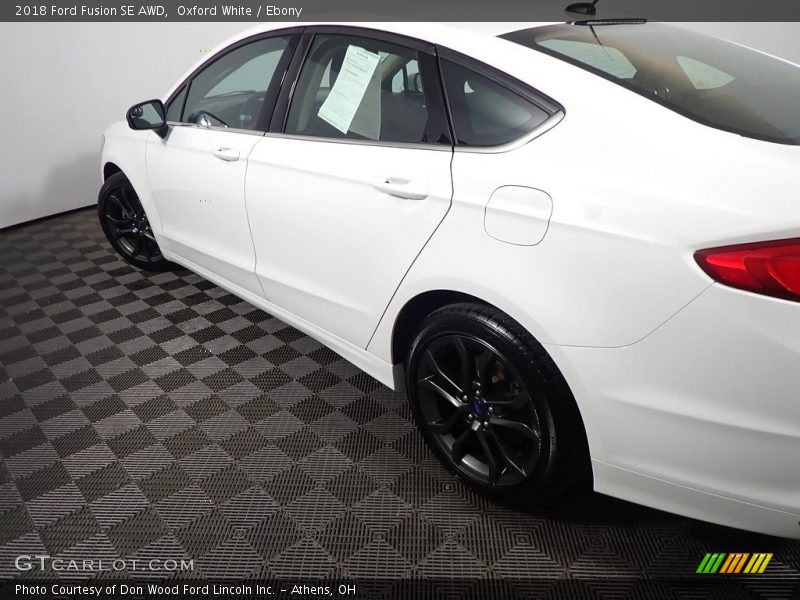 Oxford White / Ebony 2018 Ford Fusion SE AWD