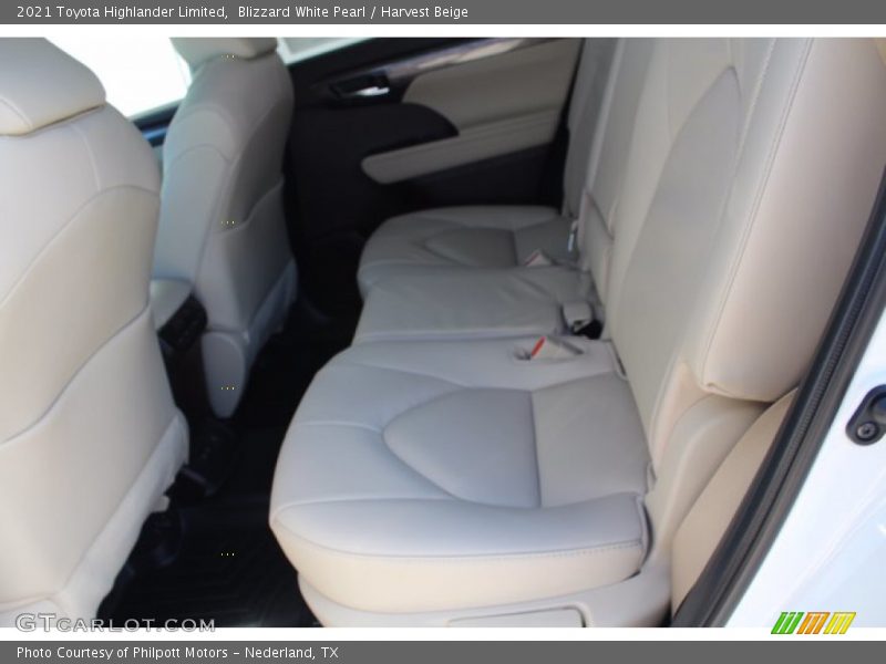 Blizzard White Pearl / Harvest Beige 2021 Toyota Highlander Limited