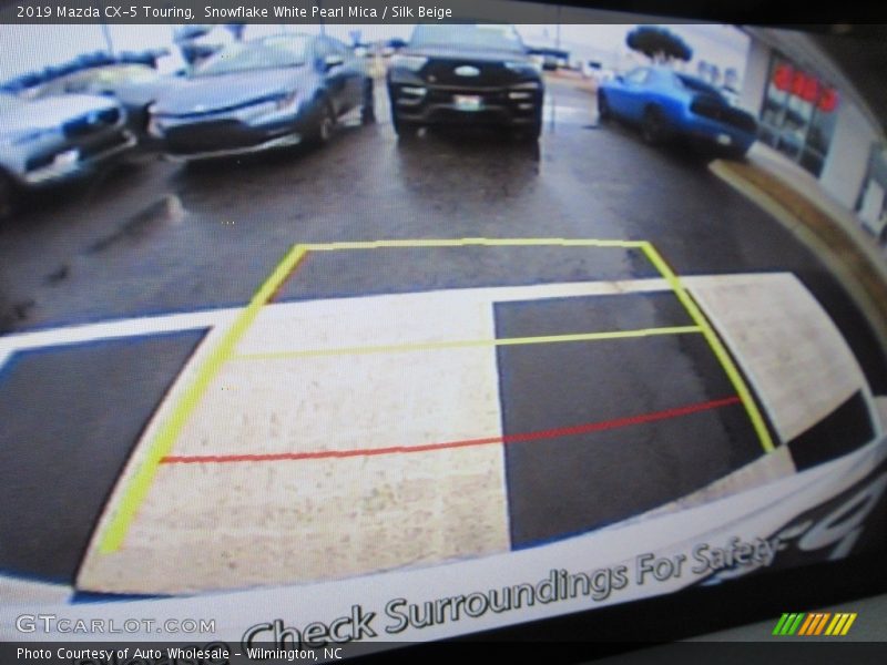Snowflake White Pearl Mica / Silk Beige 2019 Mazda CX-5 Touring