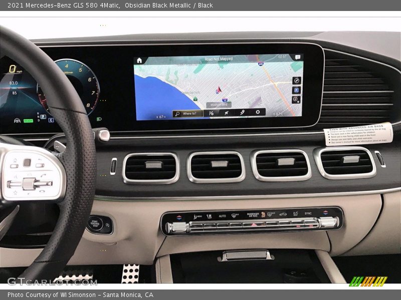 Obsidian Black Metallic / Black 2021 Mercedes-Benz GLS 580 4Matic