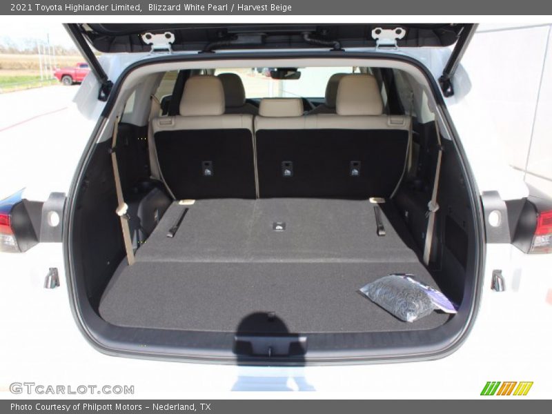 Blizzard White Pearl / Harvest Beige 2021 Toyota Highlander Limited