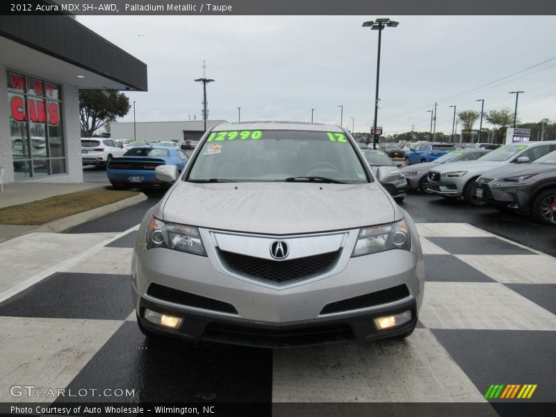 Palladium Metallic / Taupe 2012 Acura MDX SH-AWD