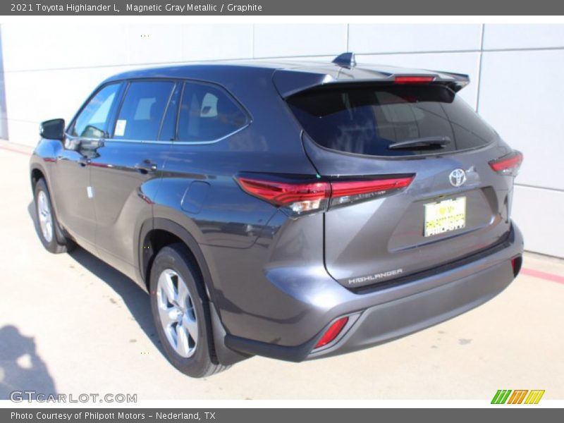 Magnetic Gray Metallic / Graphite 2021 Toyota Highlander L