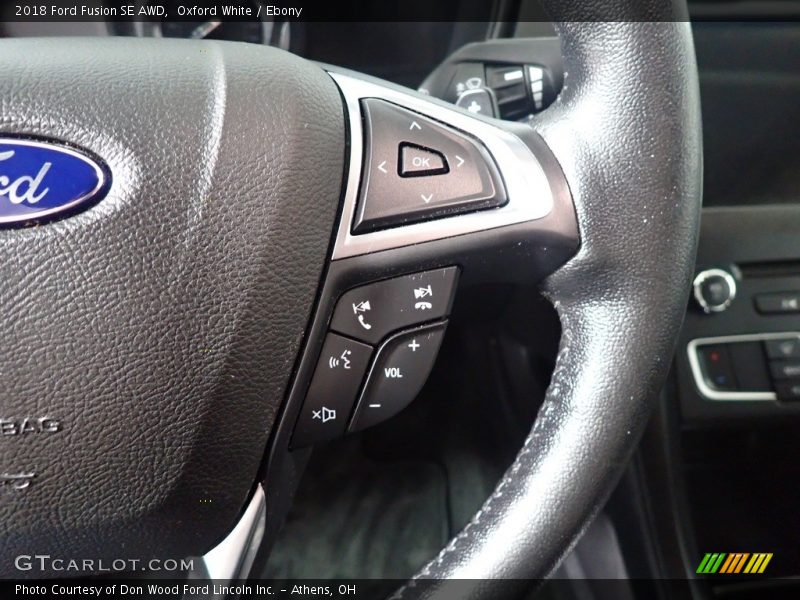  2018 Fusion SE AWD Steering Wheel