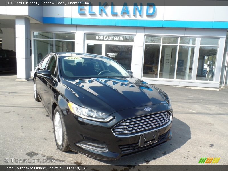 Shadow Black / Charcoal Black 2016 Ford Fusion SE