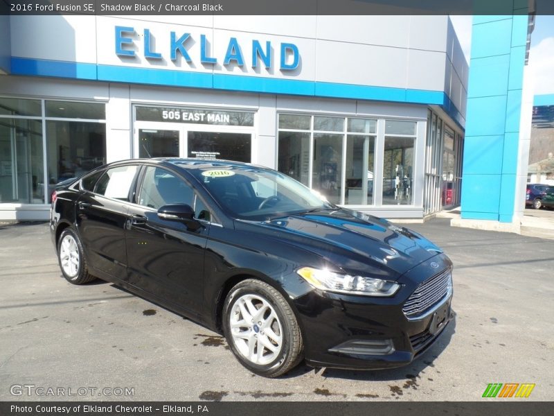 Shadow Black / Charcoal Black 2016 Ford Fusion SE