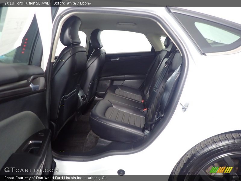 Oxford White / Ebony 2018 Ford Fusion SE AWD