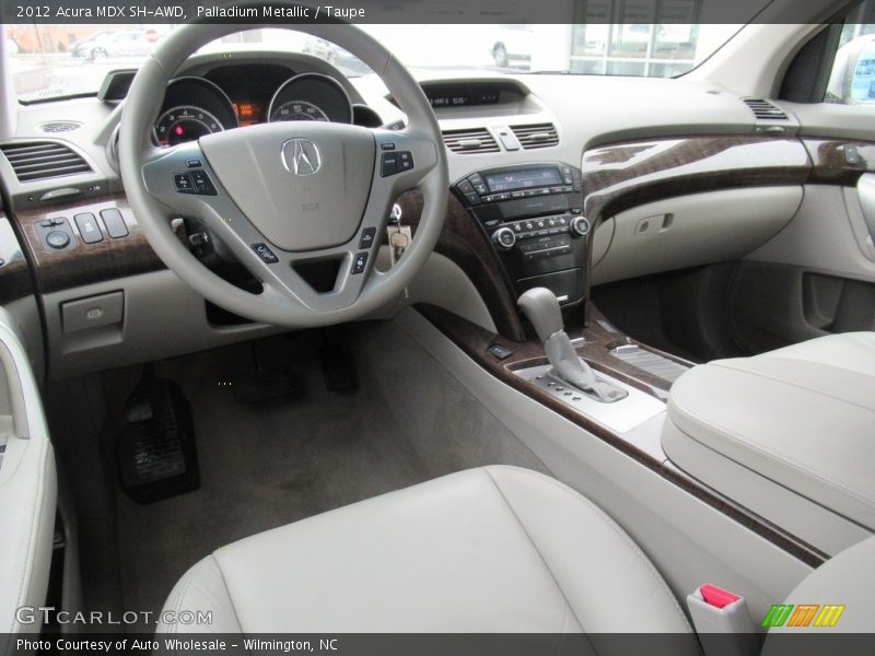 Palladium Metallic / Taupe 2012 Acura MDX SH-AWD