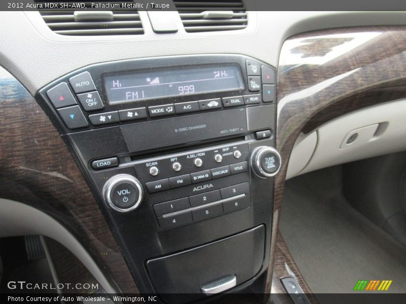 Palladium Metallic / Taupe 2012 Acura MDX SH-AWD