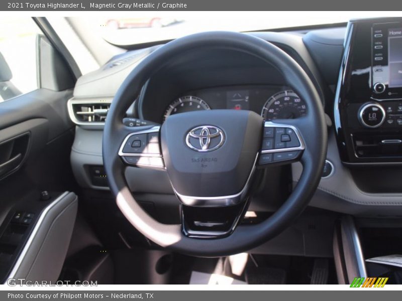 Magnetic Gray Metallic / Graphite 2021 Toyota Highlander L