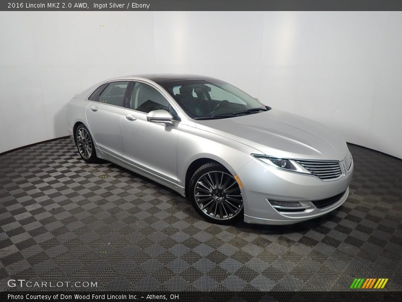 Ingot Silver / Ebony 2016 Lincoln MKZ 2.0 AWD