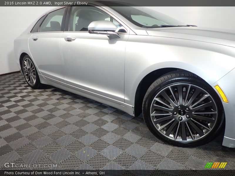 Ingot Silver / Ebony 2016 Lincoln MKZ 2.0 AWD