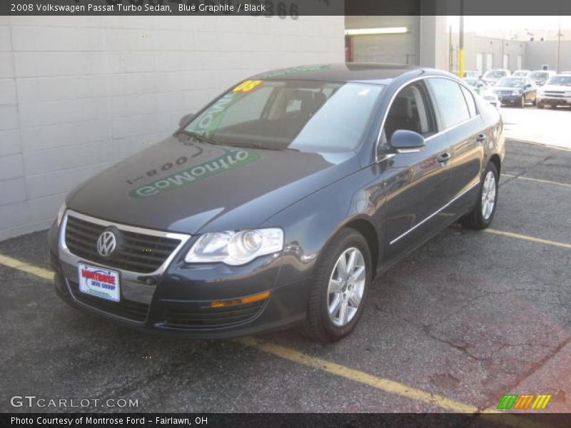 Blue Graphite / Black 2008 Volkswagen Passat Turbo Sedan