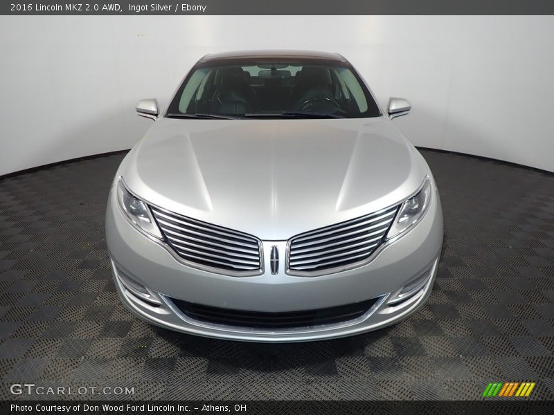 Ingot Silver / Ebony 2016 Lincoln MKZ 2.0 AWD