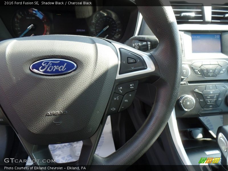 Shadow Black / Charcoal Black 2016 Ford Fusion SE