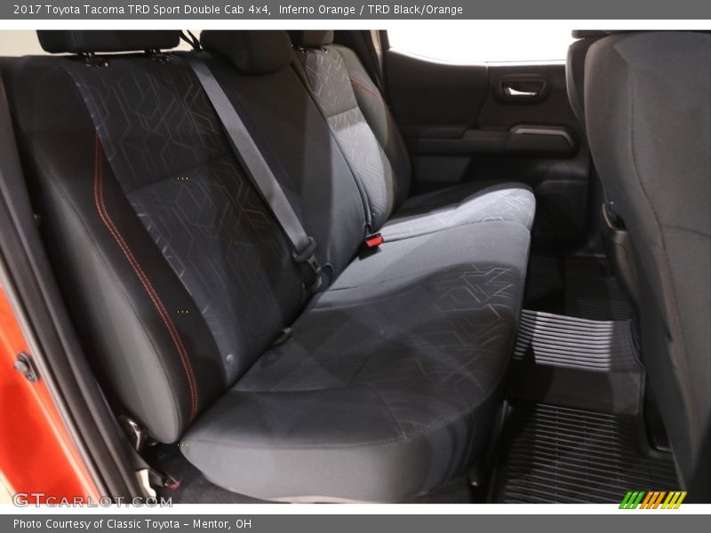Inferno Orange / TRD Black/Orange 2017 Toyota Tacoma TRD Sport Double Cab 4x4