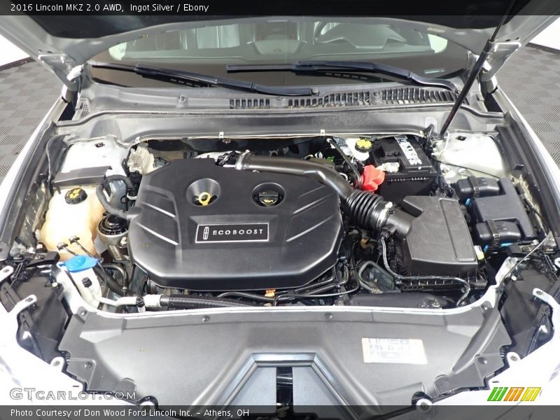 Ingot Silver / Ebony 2016 Lincoln MKZ 2.0 AWD