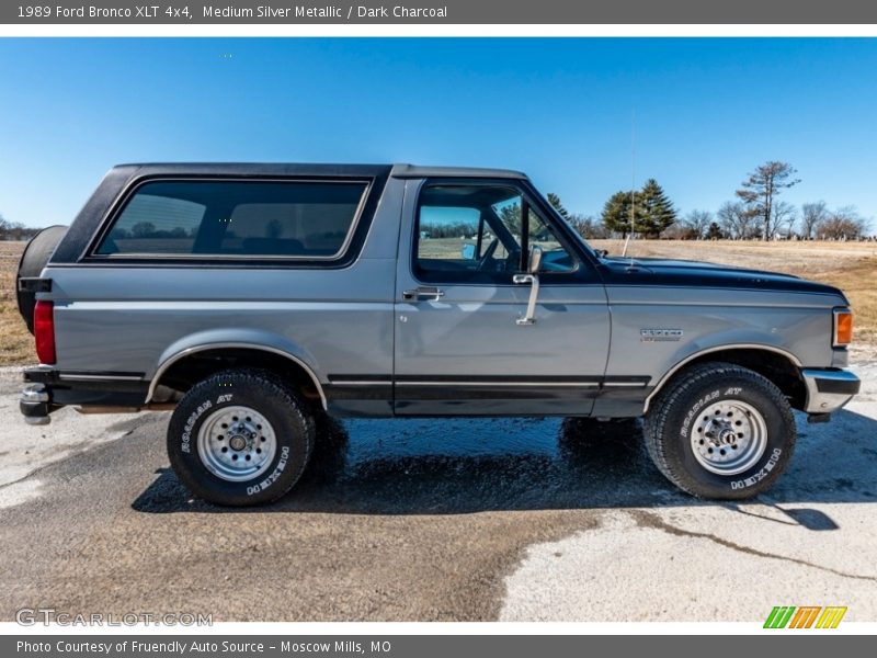  1989 Bronco XLT 4x4 Medium Silver Metallic