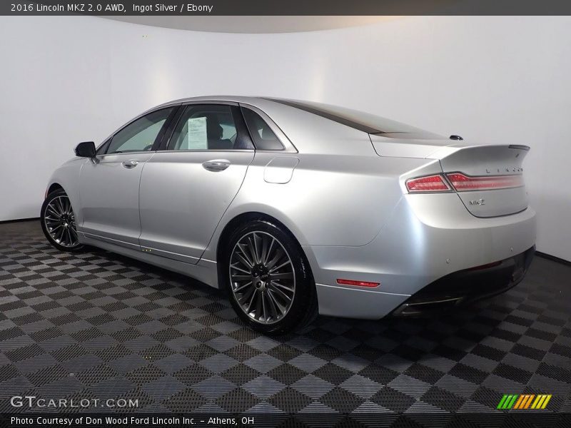 Ingot Silver / Ebony 2016 Lincoln MKZ 2.0 AWD