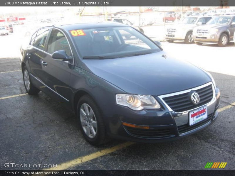 Blue Graphite / Black 2008 Volkswagen Passat Turbo Sedan