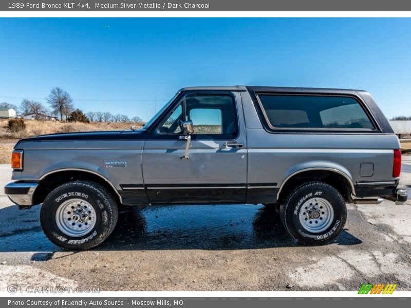  1989 Bronco XLT 4x4 Medium Silver Metallic