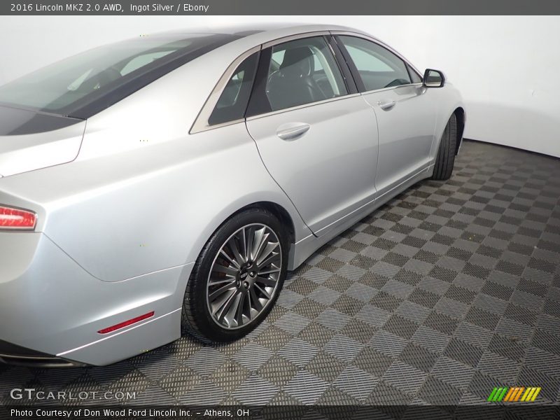 Ingot Silver / Ebony 2016 Lincoln MKZ 2.0 AWD
