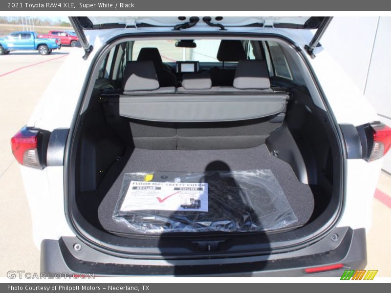 Super White / Black 2021 Toyota RAV4 XLE