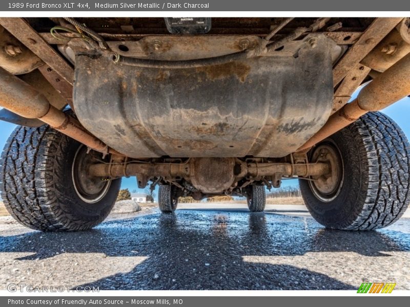 Undercarriage of 1989 Bronco XLT 4x4
