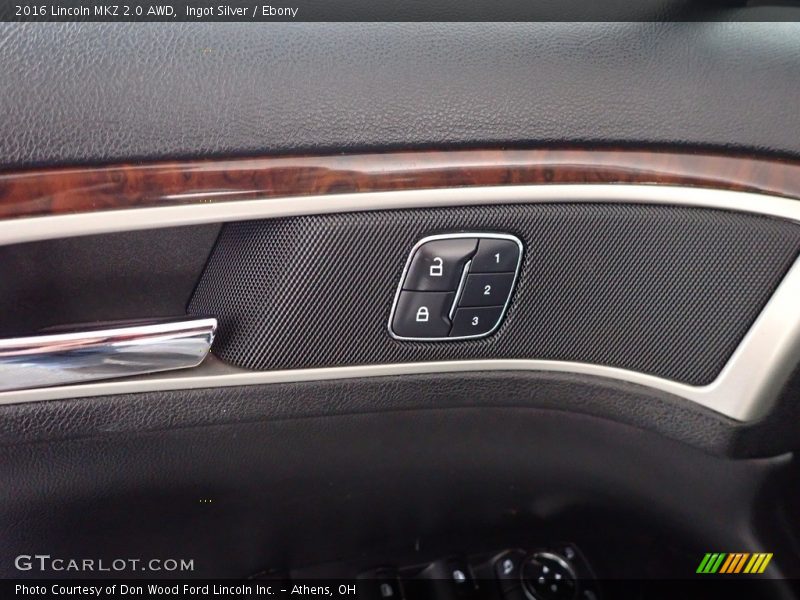 Ingot Silver / Ebony 2016 Lincoln MKZ 2.0 AWD