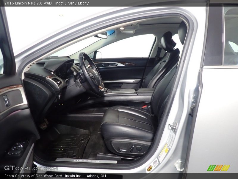 Ingot Silver / Ebony 2016 Lincoln MKZ 2.0 AWD