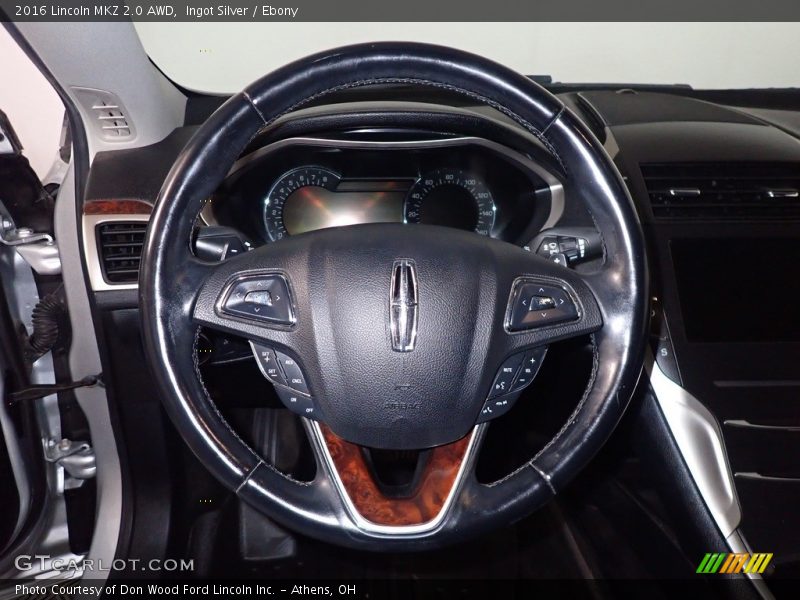 Ingot Silver / Ebony 2016 Lincoln MKZ 2.0 AWD