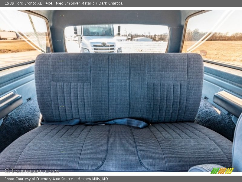 Rear Seat of 1989 Bronco XLT 4x4