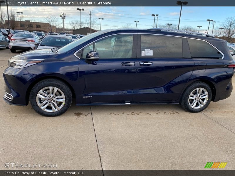Blueprint / Graphite 2021 Toyota Sienna Limited AWD Hybrid