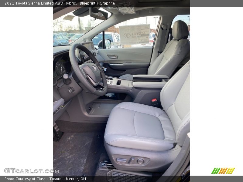 Blueprint / Graphite 2021 Toyota Sienna Limited AWD Hybrid